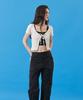 Koleat Summer Cooling Crop Bolero Ribbon Short Sleeve T-Shirt Cardigan [Ivory]
