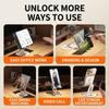 Adjustable Three Rotatable Desk Stand Foldable Portable Not Slip Lightweight Strong Bracket for Phones Tablets