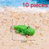 10/50Pcs Mini Crocodile Resin Figurine Cute Animal Micro Landscape Ornament Diy Craft Accessory For Desktop Bonsai Decoration