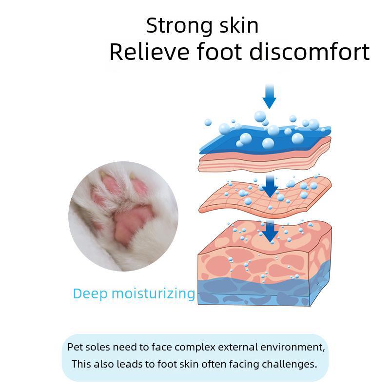 Pet Paw & Foot Moisturizing Cream for Dogs and Cats - Protects Cracked Pads
