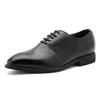 Fashion 2025 Brand Fashion Pointed Business Casual Leather Shoes High Quality Men's Comfortable Soft Leather Lace Carving Low Top Shoes