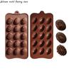 Siliconen wereld DIY Pasen Chocolade Ei Siliconen Vorm Anti-aanbak Cake Decoreren Bakken Snoep Vorm Siliconen 3D Vorm Keukengadget