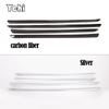 For BMW 3 Series GT F34 2013-2018 ABS Carbon Fiber/Silver car door Inside Door Decoration Strips Trim Accessories