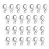 25pcs Silver Lobster Claw Clasps Stainless Steel Lobster Clips  Jewellery Making