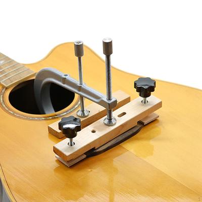 Akustische Gitarrenbrückenklemme, akustische Brückensaiter, Musikinstrumententeil aus Legierung, Brücke