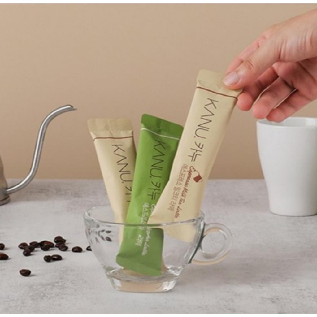 Kanu Espresso Matcha Latte & Espresso Milk Tea Latte