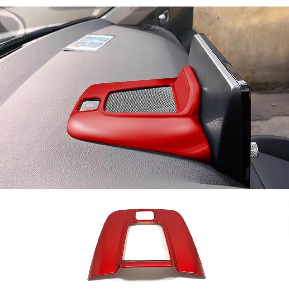 

Car Accessories Fit for Honda Civic 11th Gen 2022 2023 2024 2025 Dashboard GPS Navigation Behind Panel Cover Trim (Red) 1PC ABS красный