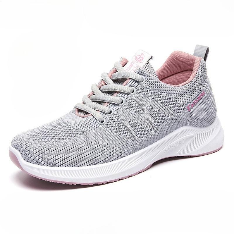 New Women's Shoes, Breathable Mesh Sports Shoes, Soft-soled Comfortable Running Shoes, Versatile Single Shoes