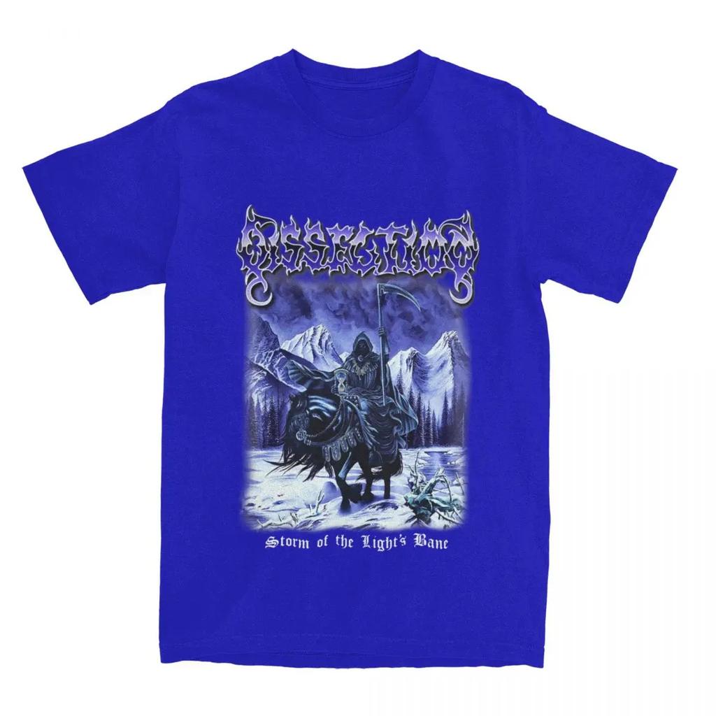 Dissection Black Metal Pánské Dámské Tričko Bouře Světel Potisk Top Trička Čistá Bavlna Nadměrná Velikost 6XL Krátký Rukáv