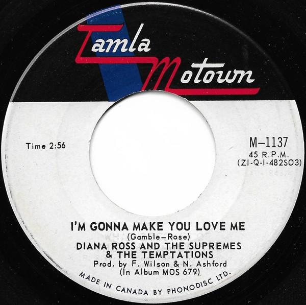 

7inch Record DIANA ROSS & THE SUPREMES & THE TEM - I m Gonna Make You Love Me / A Plac M1137 TAMLA MOTOWN 1968 Canada Soul/Funk Used