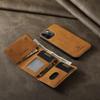 Luxusní magnetické odnímatelné kožené pouzdro na telefon Peněženka Peněženka pro iPhone 13 Pro Max 12,Samsung S21 S20,Huawei OnePlus Google Card Holder Stand Zadní kryt