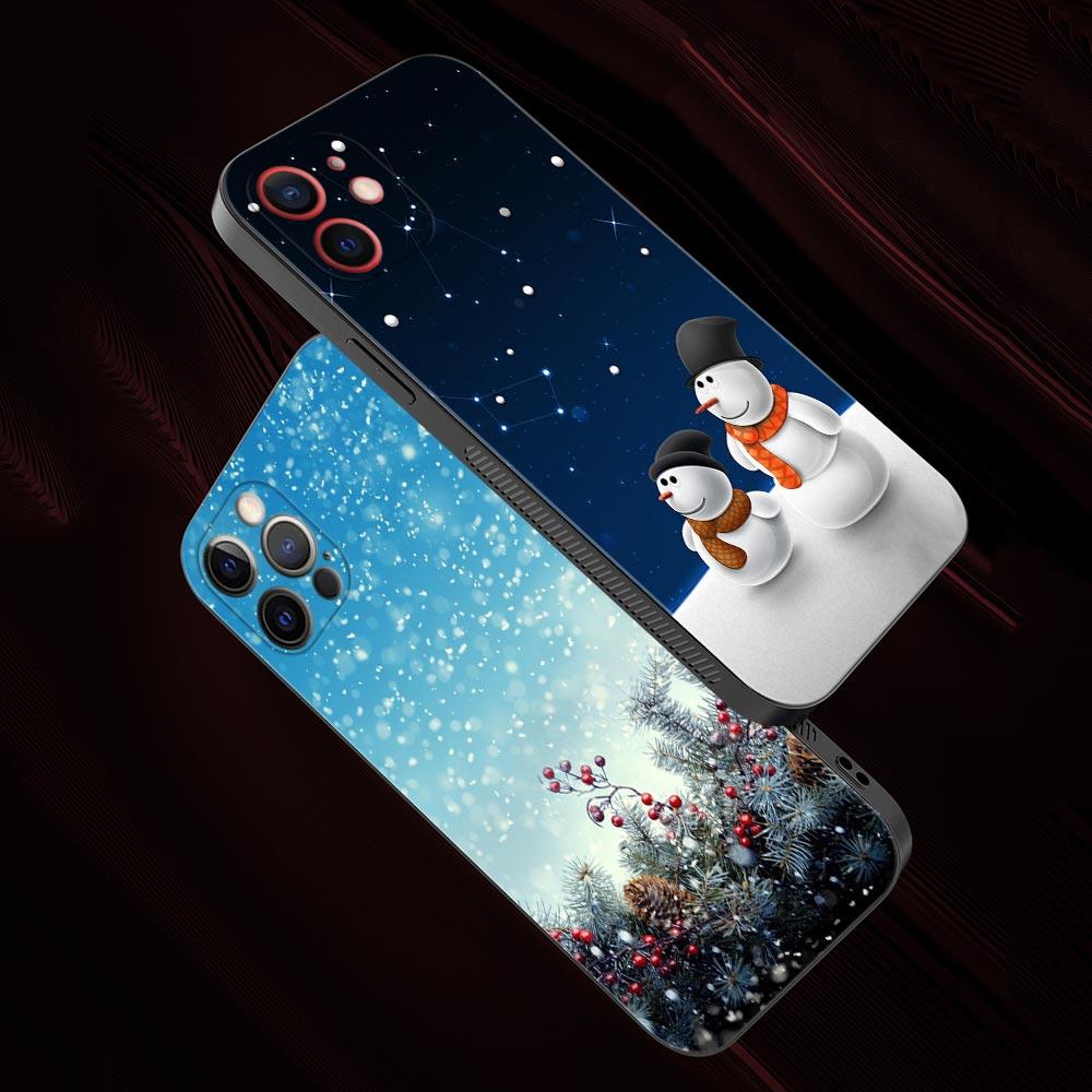 Merry Christmas Snowman Phone Case For iPhone Samsung Galaxy Redmi Xiaomi Oppo OnePlus Note S A 7 8 9 10 11 12 13 14 20 21 22 23 53 54 Pro Max  Ultra
