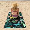 "Dinosaur Jungle" Oversized Beach Towel – Plush & Absorbent, Fun Prehistoric Design, Perfect for Yoga & Gift Use