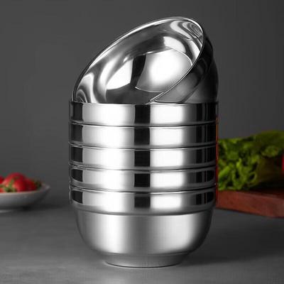 MeiChu 304 Stainless Steel Double-Wall Insulated Bowls