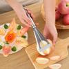 Creative Stainless Steel Apple Triangle Push Knife Fun Fruit Vegetable Carving Knife Fruit Platter Making Tool Kitchen Gadgets