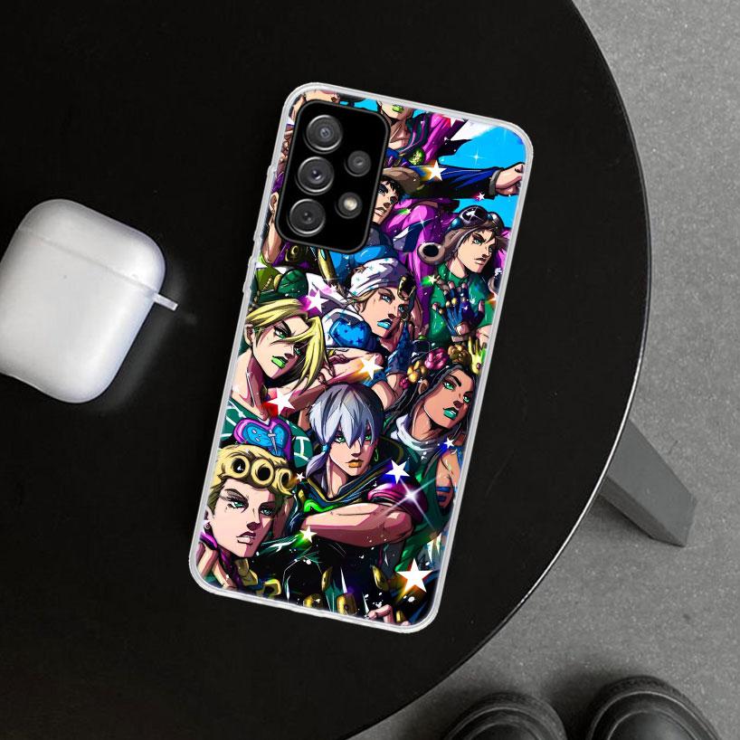 JoJo's Bizarre Adventure Hot Anime Phone Case Cover for Samsung Galaxy A12 A22 A32 A52 A72 A02S A51 A50S A31 A20S A10S Note 20 U