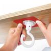 Selbstklebende Haken 10 Stück/Set 360° drehbar Schlafzimmer Büro Aufbewahrungshaken