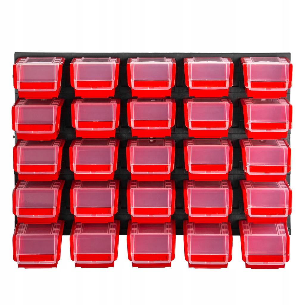 KADAX Tool Board Workshop Wall 58x39 Cm + 25 Trays Garage Workshop