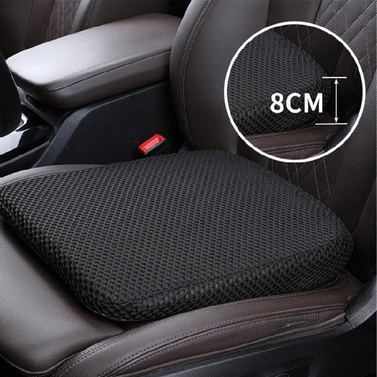 Ergonomic 8cm Car Seat Height Boosters Automotive Cushion Delivers Improved Visibility & Reduced Fatigue Driving for Auto