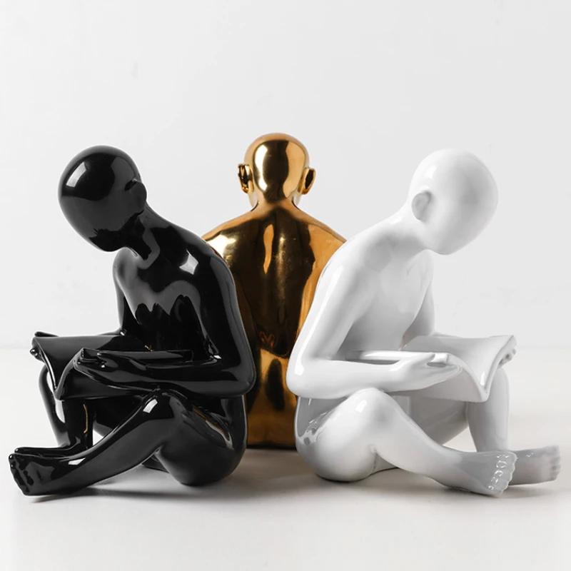 Heimdekoration Körperfigur Buchständer Schreibtischständer Buchstütze Halter Büro Schulbedarf Schreibwaren Geschenk Schüler Heimdekoration