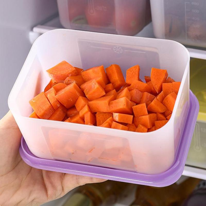 Frozen Meat Preservation Box Refrigerator Food Retain Freshness Transparent Storage Jar Home Kitchen Vegetable Storage Organizer