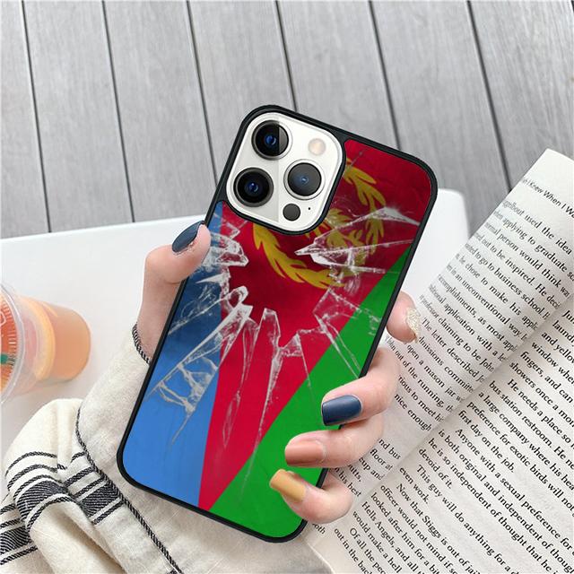 

Eritrea Flag Phone Case Cover For iPhone 17 Air 16e 15 14 13 12 Pro Max 11 Pro Max Plus Coque Shell iPhone 11