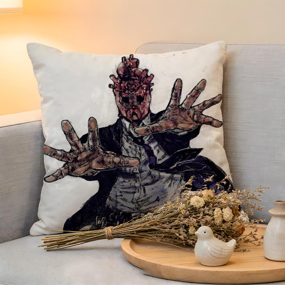 Cushion Cover  Linen  SkinFriendly Soft Decorative Case For Sofa Home Decor Classic Cool Anime DDorohedoro Pillow cover