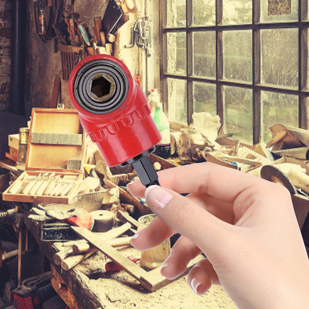 1/4 Inch Screwdriver Angled Bit Holder Right Angle Power Screwdriver Drill Attachment Drill Bits Screwdriver Socket Holder