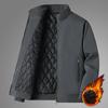 Middle-aged and Elderly Men's Winter Padded Padded Jacket with Wool Padded Padded Jacket Winter Coat