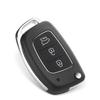 Funda de Mando de Coche Plegable para Hyundai Solaris Ix35 Ix45 Elantra Santa Fe Hb20 Verna Hy15/Hy20/Toy40 Hoja 3 Botones