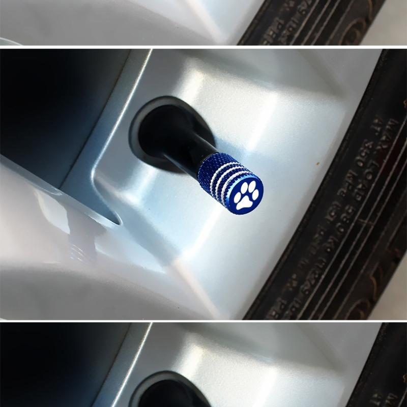 Aluminum Alloy Tire Valve Caps Car Motorcycle Wheel Dustproof Cover Air Valve Stem Caps Tyre Valve Core Decorative Accessories