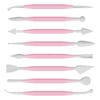 8Pcs Fondant Modeling Tools Safe Plastic Rich Style Detachable Head Cake Sculpting Tools for Home Kitchen DIY