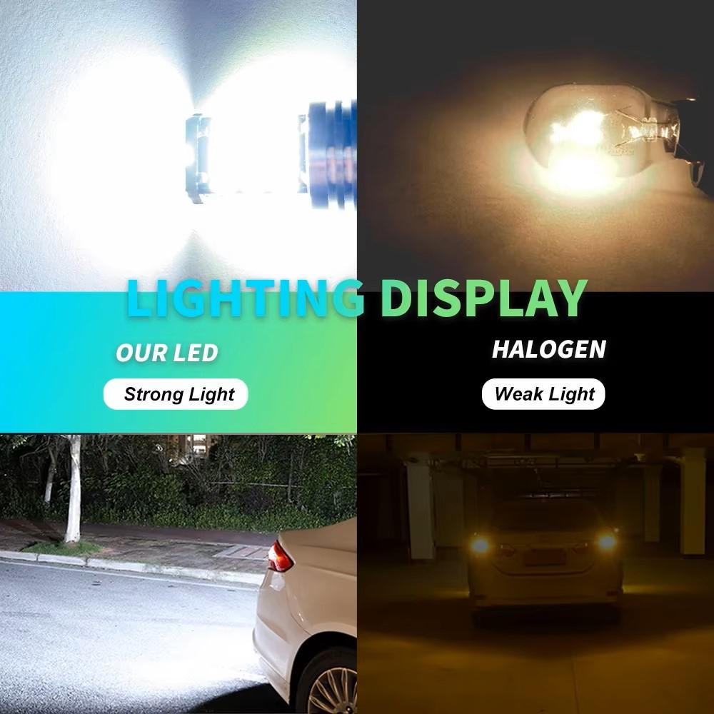 10Pcs Led Car Bulb 1156 Ba15s P21w 1157 Bay15d Py21/5w 4014 45smd LED Canbus Led Turn Signal Lamp T20 7440 7443 Brake Lights 12VTurn Signal 2