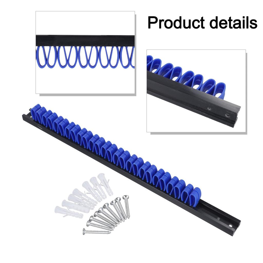 Space Saving Wall Mounted Organizer for Tools Screwdrivers and Wrenches