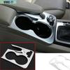 Silver ABS Consol Water Cup Holder Trim For 2008-15 Mercedes Benz GLK Class X204