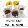Niche Plus Mini White Paper Cups, 3 oz (90 ml), 250 count