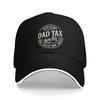Baseball Cap Dad Tax Funny Papa Daddy Fathers Day Stuff Men Women Casquette Hat Retro Outdoor Activities Adjustable Snapback Cap