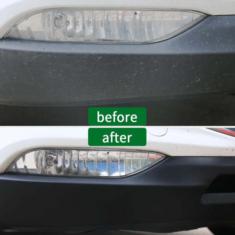 Auto Kunststoffauffrischer Back To Black Glanz Auto Gummi Kunststoff Politur Auffrischer Beschichtung Renovierer Autoreinigung Detaillierung