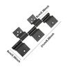 Friction Hinges For RV Door Alloy Steel RV Entry Door Hinge Kit Motorhome Parts Easy Install Entry Door Friction Hinge Kit Ramp
