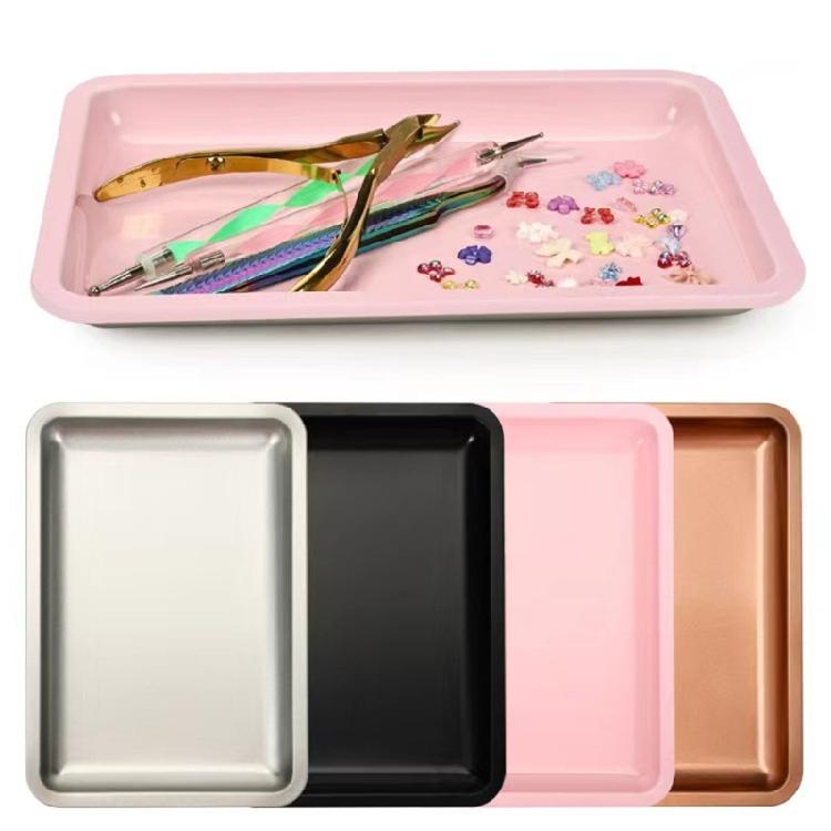 Nail Art Trays Stackable Tray Crafts Organizers Tray Serving Tray Jewelry Tray
