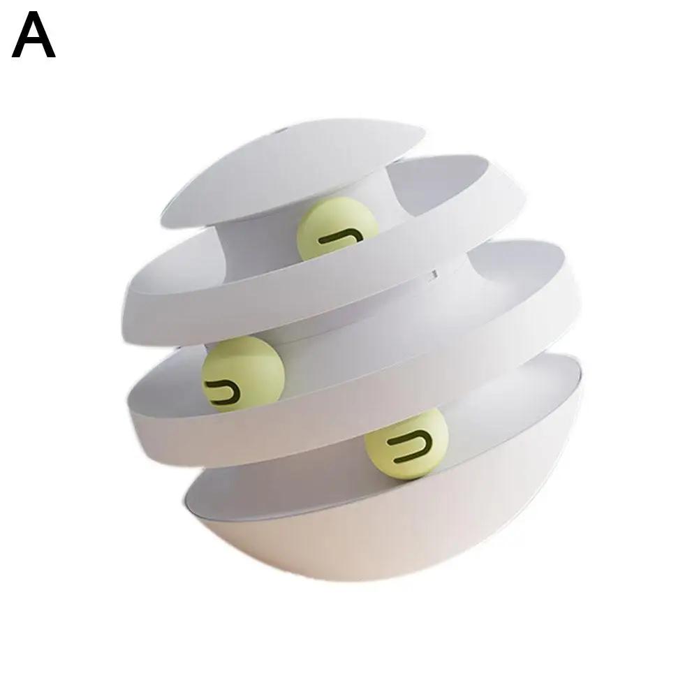 Pet Cat Tower Turntable Ball Funny Cat Toy Tumbler Supplies Anti-suffocation Cat Pet Stick Toy Climbing Frame Sports Cat A1B9