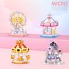 Amusement Park Blocks  Microparticle Building Blocks Mini Street View  Carousel Blocks For Children Christmas Gifts