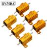 10W Aluminum Housing Wirewound Power Resistor Assorted Resistance Values Electronic Component