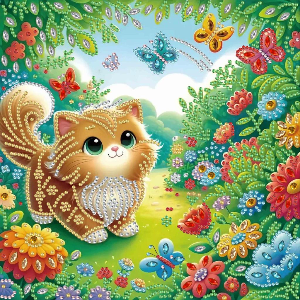 Diamond Painting, Special-Shaped Diamond Painting, Handmade Sticker Material Package 30 * 30 Diamond Sticker Diy Decorative Painting Cross-Border