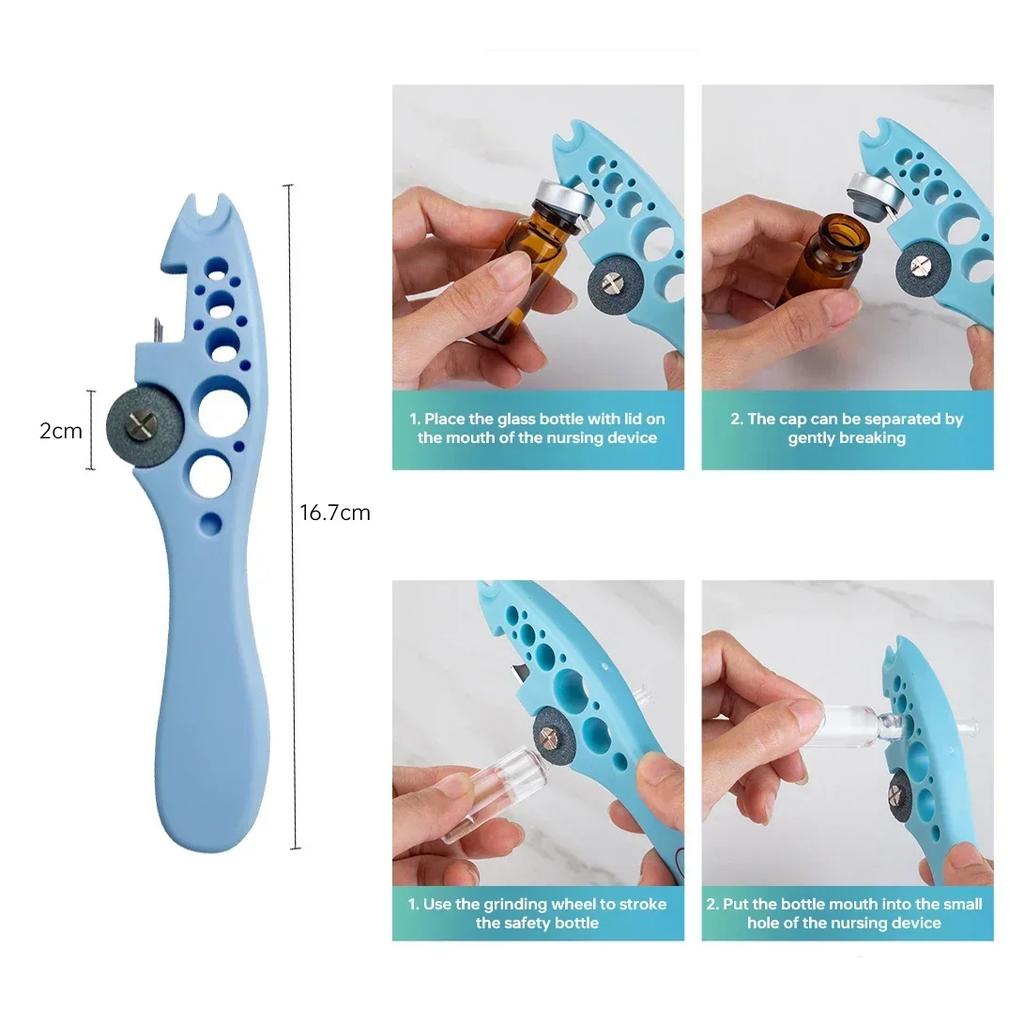 Ampullenöffner Einfachster Krankenpflegeassistent Medizinischer Glasöffner Flasche Kreativer Praktischer Griff Schneidvorrichtung Medizinisches Werkzeug