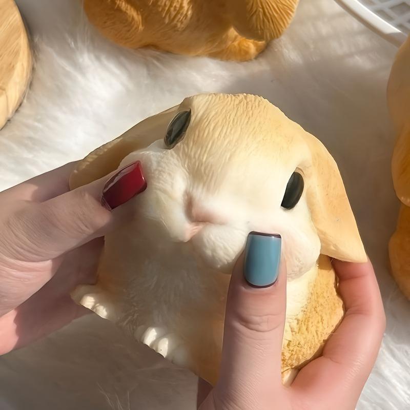 Super Big Rabbit Figure Squeeze Toy Soft Sticky Bunny Squishy Toy Cute Cartoon Animal Slow Rebound Relief Relax Toys Girl Gifts