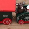 Christmas Wooden Train Decoration for Kids - Festive Ornament & Gift