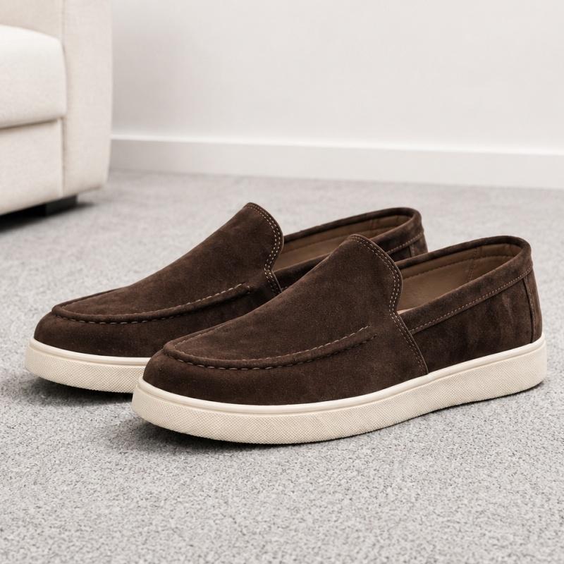 Summer Men's Casual Shoes Comfortable Platform Designer Loafers For Men Moccasins Breathable Slip-on Shoes Man Flat Office Shoes