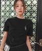 Rosiro Signature Logo Half-Sleeve T-Shirt [Black]