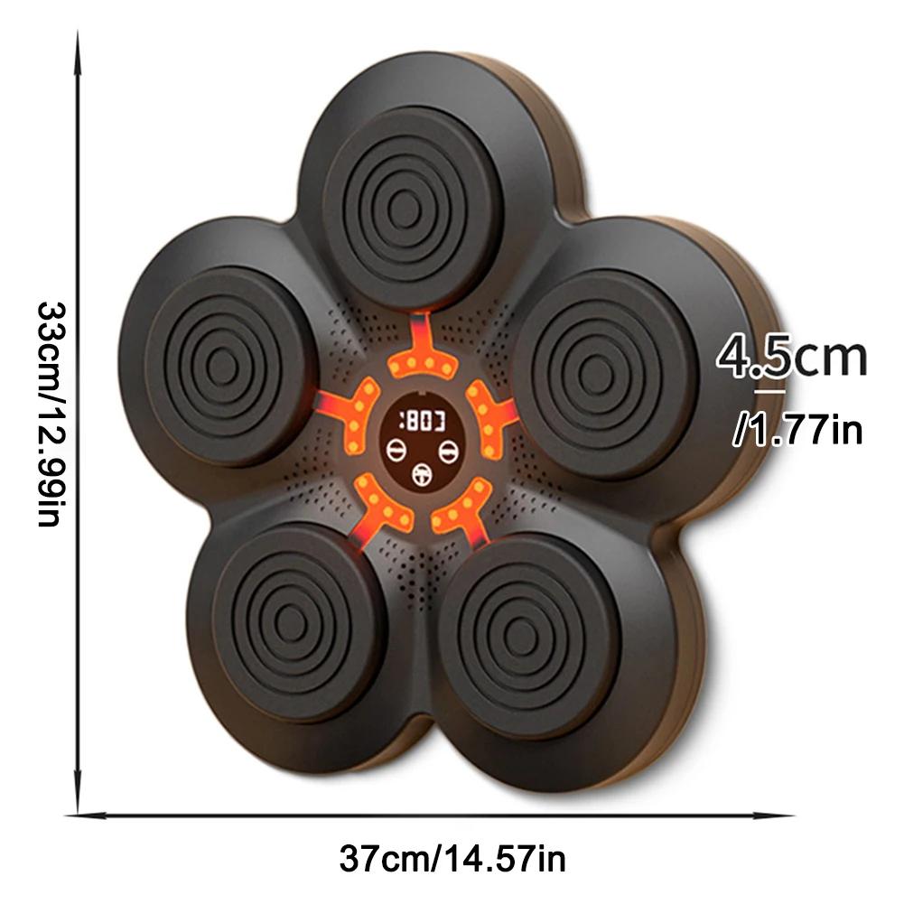 Smart Music Boxing Machine Wall Target Bluetooth Sandbag Relaxing Reaction Training Target Boxing Agility Reaction for Kid Adult